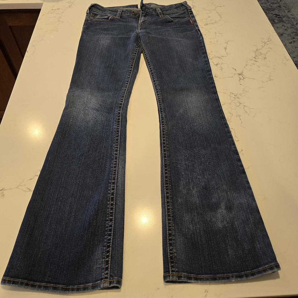 Silver Jeans Dark Blue Flare Women's Jeans